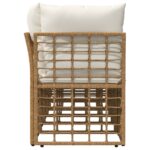 vidaXL Sedačka pre 4 osoby do záhrady s ľavým ramenom 4 pcs – Obrázok 5