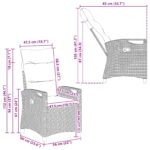 vidaXL Záhradná stolička 56 x 64 x 94 cm oceľ – Obrázok 12