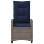 vidaXL Záhradné lehátko 56 x 60 x 112 cm oceľ – Obrázok 5