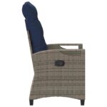 vidaXL Záhradné lehátko 56 x 60 x 112 cm oceľ – Obrázok 6