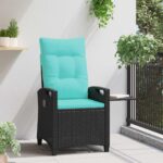 vidaXL Záhradné lehátko 56 x 60 x 112 cm oceľ – Obrázok 4