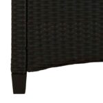 vidaXL Záhradná lavička s vankúšom 105 x 60 x 112 cm oceľ – Obrázok 8