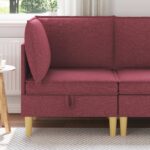 vidaXL Sofa s úložným priestorom Látka