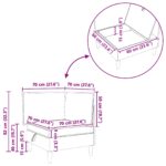 vidaXL Sofa s úložným priestorom Látka – Obrázok 12