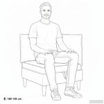 vidaXL Sofa s úložným priestorom Látka – Obrázok 13