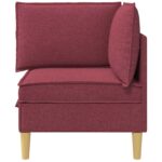 vidaXL Sofa s úložným priestorom Látka – Obrázok 6