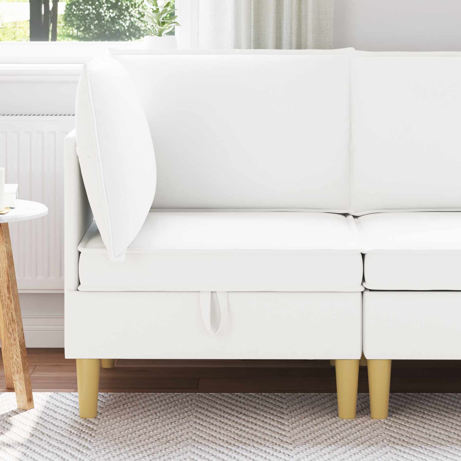 42027075_1.jpg vidaXL Sofa s úložným priestorom Látka – Obrázok 1