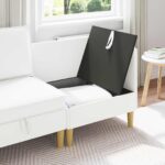 vidaXL Sofa s úložným priestorom Látka – Obrázok 3