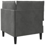 vidaXL Sofa s úložným priestorom Tmavosivá Zamat – Obrázok 7