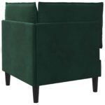 vidaXL Sofa s úložným priestorom Tmavozelená Zamat – Obrázok 7