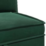 vidaXL Sofa s úložným priestorom Tmavozelená Zamat – Obrázok 8