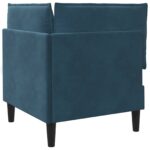 vidaXL Sofa s úložným priestorom Modrá Zamat – Obrázok 7