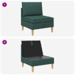 vidaXL Sofa s úložným priestorom Látka – Obrázok 9