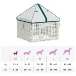 vidaXL 4 panelový psí výbeh s strechou 63 x 63 x 67 cm Plast Biela – Obrázok 10