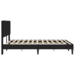 vidaXL Rám postele s čelnou doskou Čierna 120 x 200 cm Zamat – Obrázok 5