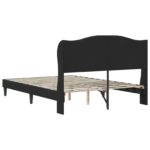 vidaXL Rám postele s čelnou doskou Čierna 120 x 190 cm Zamat – Obrázok 6
