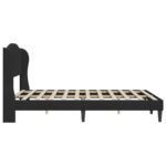 vidaXL Rám postele s čelnou doskou Čierna 120 x 200 cm Zamat – Obrázok 5