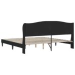 vidaXL Rám postele s čelnou doskou Čierna 200 x 200 cm Zamat – Obrázok 6