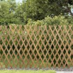 vidaXL Rozkladací trelážový plot 2 pcs Svetlohnedá 100 x 105 cm Bambus