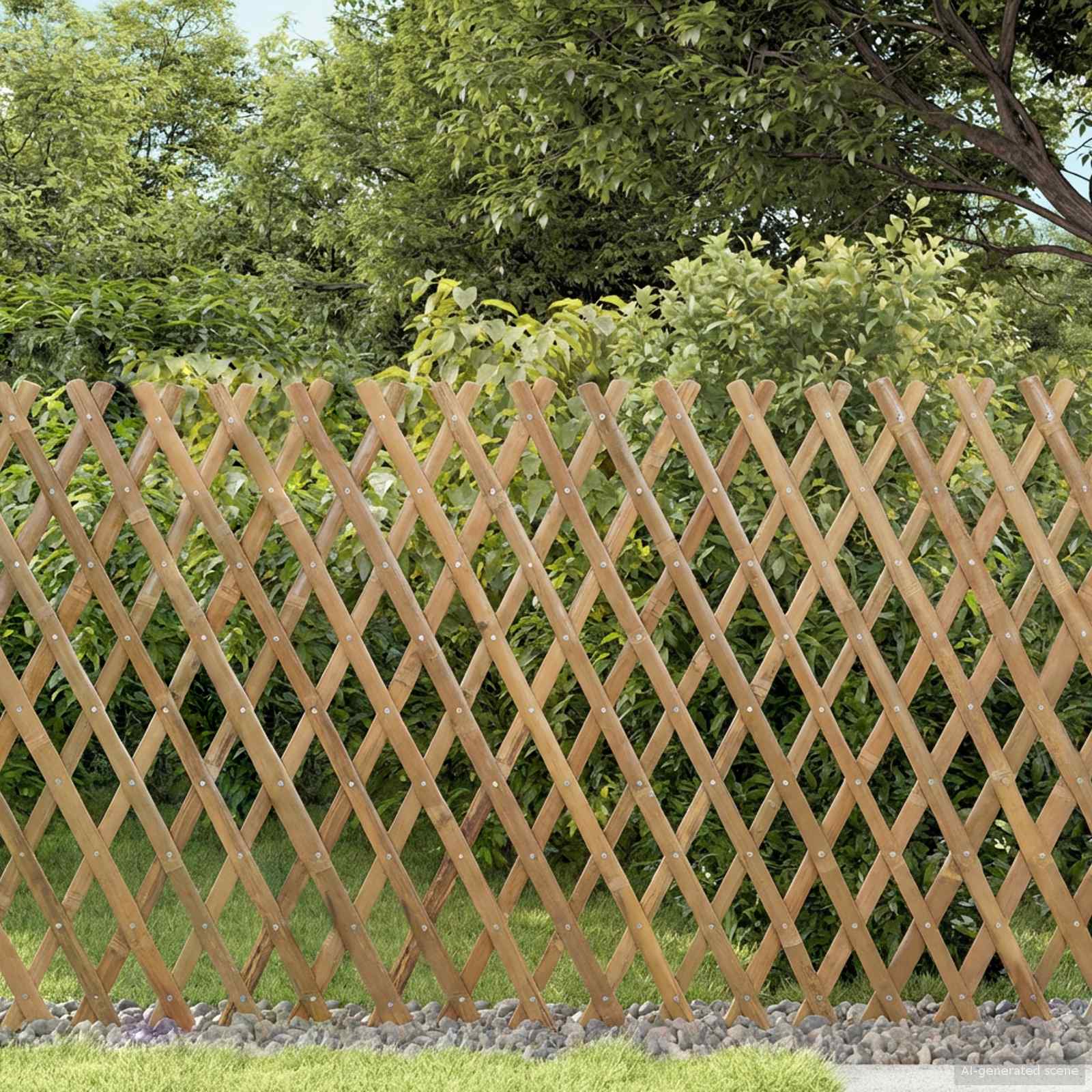 42028067_1.jpg vidaXL Rozkladací trelážový plot 2 pcs Svetlohnedá 100 x 105 cm Bambus – Obrázok 1