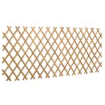vidaXL Rozkladací trelážový plot 2 pcs Svetlohnedá 100 x 105 cm Bambus – Obrázok 3