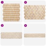 vidaXL Rozkladací trelážový plot 2 pcs Svetlohnedá 100 x 105 cm Bambus – Obrázok 9