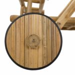 vidaXL Čajový vozík na kolieskach Prírodná 79 x 67.5 x 84 cm Bambus – Obrázok 7
