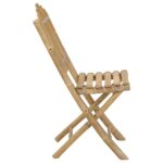 vidaXL Záhradná stolička 4 pcs Prírodná Bambus – Obrázok 5