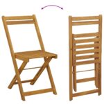vidaXL Záhradné bistro stoličky 4 pcs Tmavosivá 40 x 53 x 80 cm – Obrázok 11