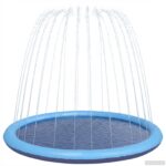 vidaXL Splash pad pre deti a psov Modrá Ø150 x 10 cm PVC – Obrázok 3