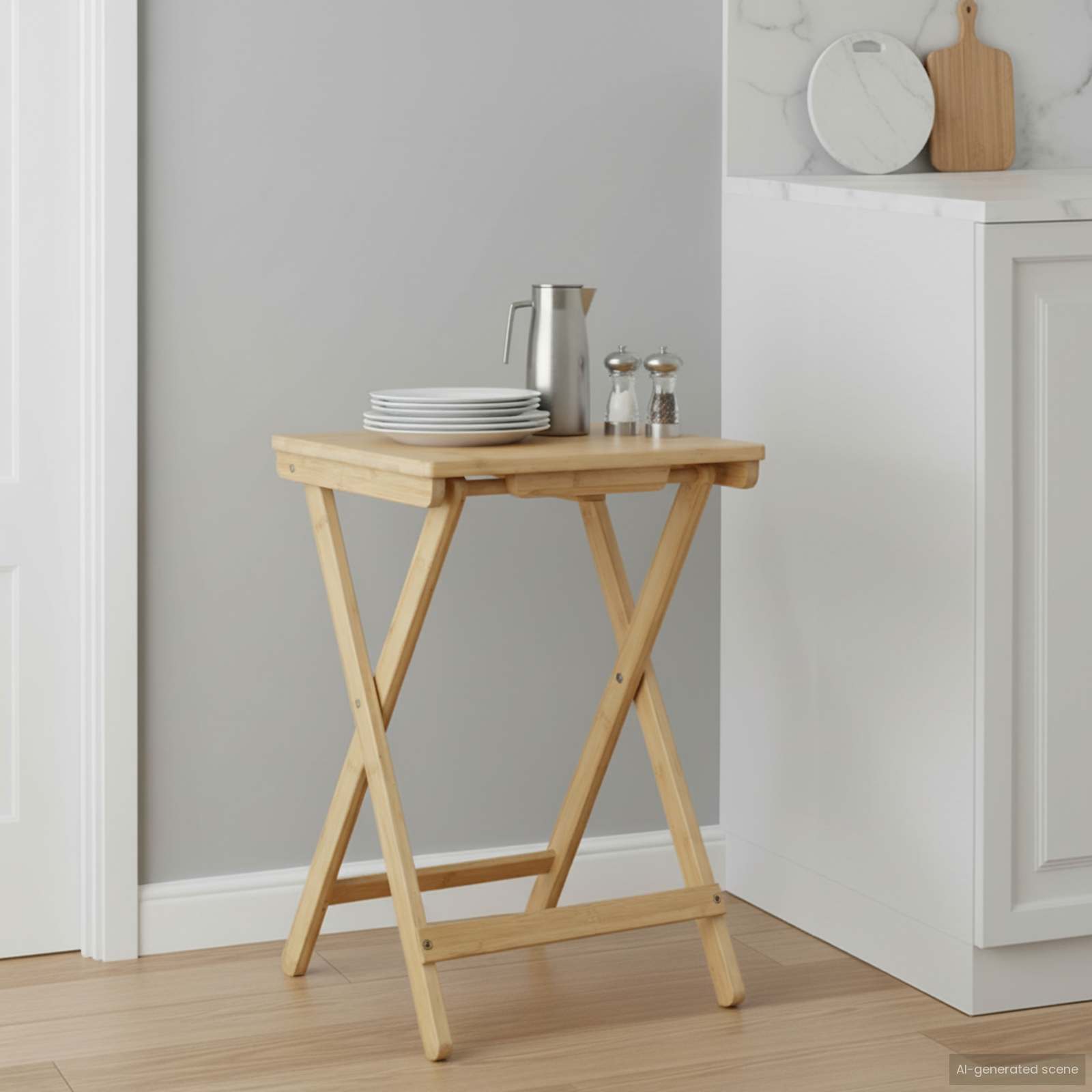 42028296_1.jpg vidaXL Kuchynský stôl Prírodná 40 x 30 x 53,5 cm Bambus – Obrázok 1