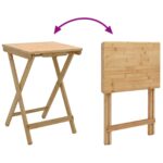 vidaXL Kuchynský stôl Prírodná 40 x 30 x 53,5 cm Bambus – Obrázok 11