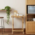 vidaXL Kuchynský stôl Prírodná 40 x 30 x 53,5 cm Bambus – Obrázok 3