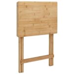 vidaXL Kuchynský stôl Prírodná 40 x 30 x 53,5 cm Bambus – Obrázok 4