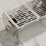 vidaXL Kempingový ohnisko 42 x 22 x 18 cm Nehrdzavejúca oceľ – Obrázok 3