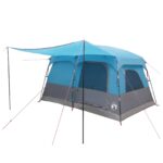 vidaXL Rodinný stan so strechou Modrá 320 x 210 x 180 cm Polyester – Obrázok 3
