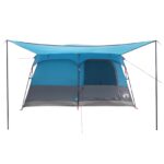 vidaXL Rodinný stan so strechou Modrá 320 x 210 x 180 cm Polyester – Obrázok 5