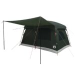 vidaXL Rodinný stan Armádna zelená 320 x 210 x 180 cm Polyester – Obrázok 3