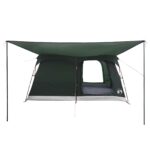 vidaXL Rodinný stan Armádna zelená 320 x 210 x 180 cm Polyester – Obrázok 4