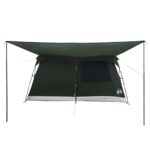 vidaXL Rodinný stan Armádna zelená 320 x 210 x 180 cm Polyester – Obrázok 5