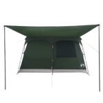 vidaXL Rodinný stan Armádna zelená 380 x 260 x 190 cm Polyester – Obrázok 5