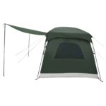 vidaXL Rodinný stan Armádna zelená 380 x 260 x 190 cm Polyester – Obrázok 6