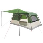 vidaXL Rodinný stan Zelená 420 x 305 x 200 cm Polyester a oceľ – Obrázok 2