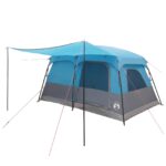 vidaXL Rodinný stan Modrá 420 x 305 x 200 cm Polyester a oceľ – Obrázok 3