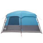 vidaXL Rodinný stan Modrá 420 x 305 x 200 cm Polyester a oceľ – Obrázok 7