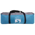 vidaXL Rodinný stan Modrá 420 x 305 x 200 cm Polyester a oceľ – Obrázok 8