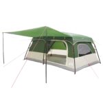 vidaXL Rodinný stan Zelená 500 x 400 x 230 cm Polyester a oceľ – Obrázok 2