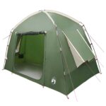 vidaXL Stan chata so strechou Zelená 210 x 210 x 138 cm Polyester – Obrázok 2