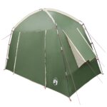 vidaXL Stan chata so strechou Zelená 210 x 210 x 138 cm Polyester – Obrázok 3