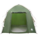 vidaXL Stan chata so strechou Zelená 210 x 210 x 138 cm Polyester – Obrázok 4